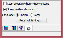 Taskbar Icon Settings Calculator